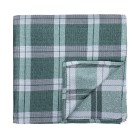 Moss Green Wide Check Pocket Square #AB-TPH1014/3