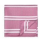 Dark Pink Pastel Stripe Pocket Square #AB-TPH1016/4 ##LAST STOCK