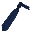 Darkest Blue Suede Cravat #AB-WCR1006/14