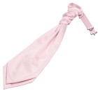 Pink Satin Wedding Cravat #WCR1849/4 ##LAST STOCK