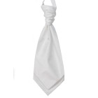 White Shantung Wedding Wedding Cravat #WCR1864/2 ##LAST STOCK