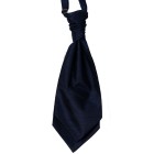 Navy Blue Shantung Wedding Wedding Cravat #WCR1864/3