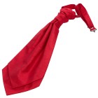 Tomato Red Shantung Wedding Cravat #WCR1867/5 #LAST STOCK
