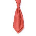 Coral Shantung Wedding Cravat #WCR1867A/5