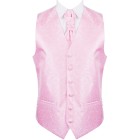 Light Pink Modern Scroll Wedding Waistcoat #AB-WWA1002/3