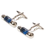 Blue Spirit Level Cufflinks