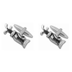 Silver Golf Bag Cufflinks #90-3093