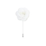 Ivory Flower Lapel Pin #L-01