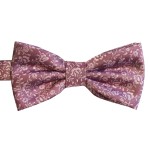 Pink Nightvine Woven Bow Tie #ROBB014/1