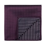 Wine Fine Polka Dot Pocket Square