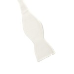 White Shantung Silk Self Tie Bow Tie ((SB5016/1))