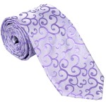Royal Swirl Wedding Tie Formal Tuxedo Tie
