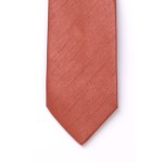 Salmon Shantung Wedding Tie #T1865/4