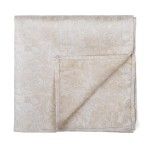 Floral Formal Pocket Square Cream