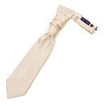 Butter Cream Shantung Cravat