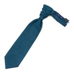 Deep Teal Suede Cravat
