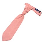 Coral Almond Suede Cravat