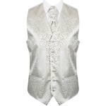 Sage Green Royal Swirl Wedding Waistcoat #AB-WW1001/4