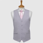Grey Fine Wool Morning Suit Waistcoat #WW801/5