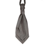 Grey Mini Polka Dot Cravat (Boys Size) #YCR2007/1 ---DISCONTINUED, LAST STOCK!---
