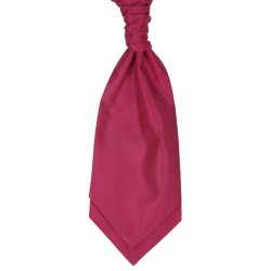 Fuchsia Shantung Wedding Wedding Cravat #WCR1867/3 ##LS