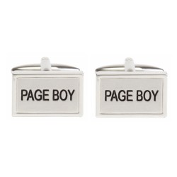 Pageboy Wedding Cufflinks