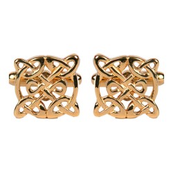 Silver Celtic Rhodium Plated Cufflinks #90-2137