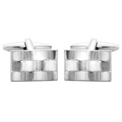 Silver Watch Bracelet Cufflinks #90-2217