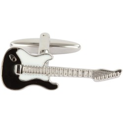 Black Guitar Cufflinks #90-1520