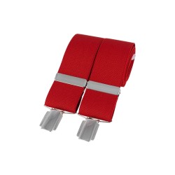 Red Silver Clip Braces #BR-005