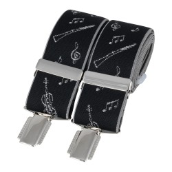 Black Musical Instruments Braces #BR-047