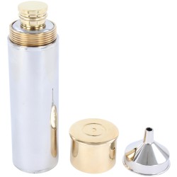 Silver Gun Cartridge Hip Flask #HF-10