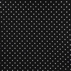 Black Contrast White Polka Dot Pocket Hankie #ROBH002/2 ##LS