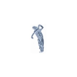 Silver Golfer Tie Tac #T-7038