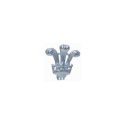 Silver Prince of Wales Feathers Tie Tac #T-7288