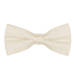 Cream Royal Swirl Bow Tie #AB-BB1001/7 ##LS2