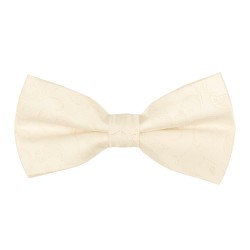 Cream Budding Paisley Bow Tie #AB-BB1003/9 ##LS2