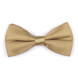 Plain Bronze Straw Satin Bow Tie #AB-BB1009/12 ##LS2