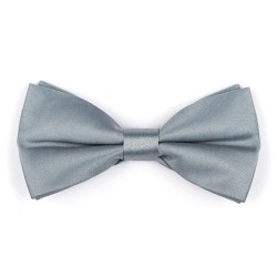 Plain Silver Pumice Stone Bow Tie #AB-BB1009/20 ##LS2