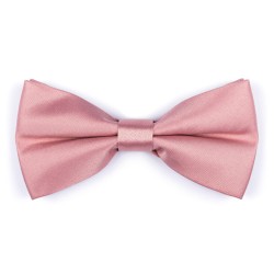 Plain Rose Pink Sun Kiss Bow Tie #AB-BB1009/40 ##LS2