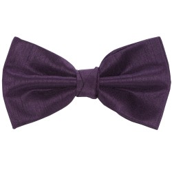 Purple Shantung Wedding Bow Tie #BB1865/2 ##LS