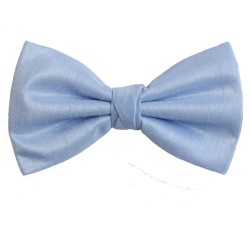 Sky Blue Shantung Wedding Bow Tie #BB1866/6