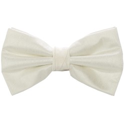 Ivory Shantung Wedding Bow Tie #BB1867/1 ##LS