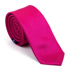 Festival Fuchsia Shantung Slim Tie #AB-C1005/20 ##LS2