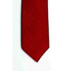Red Suede Effect Tie #T1869/8