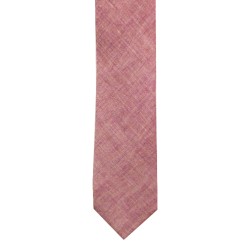 Dark Pink Chambray Tie #T1880/3 ##LS