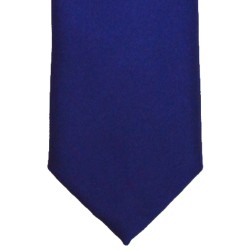 French Navy Satin Tie #T1883/4 ##LS