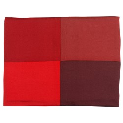 Red and Wine Silk Pocket Square #TPH03/2 ##LS