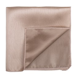 Antique Champagne Shantung Pocket Square #AB-TPH1005/1