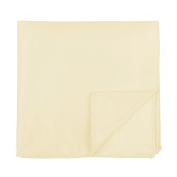 Plain Transparent Yellow Pocket Square #AB-TPH1009/35 ##LS2